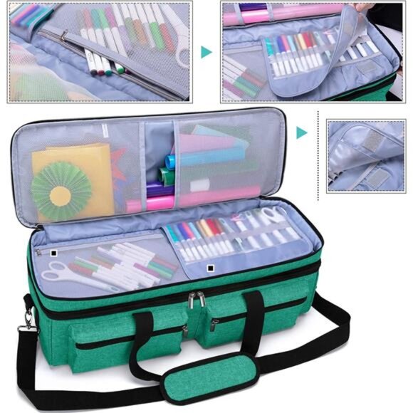 Double-Layer Bag Compatible with Cricut Explore Air (Air2) & Maker, Carrying Bag - Picture 2 of 7